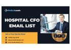 Purchase Hospital CFO Contact List in the UK