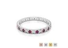 Designer Range of Ruby Eternity Rings