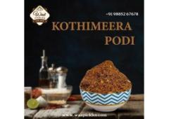 Best Kottimeera podi in Andhra Pradesh