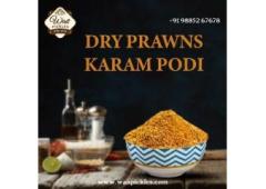 Best Dry prawns karam podi Andhra Pradeh