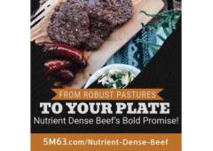 Taste the Future: Nutrient-Dense, Sustainable Beef!