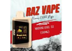 Raz Vape Flavors 25,000 puffs