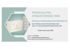 Treat male pattern hair loss  and enlarged prostate with Proscalpin (Finasteride) 1mg