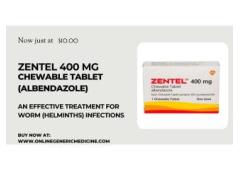 Treat Helminths (worm infection) with Zentel 400 | Available at onlinegenericmedicine.