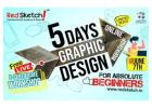 Master Modern Design: Professional Graphic Designing Course with Red Sketch