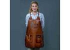 How do you properly maintain a leather butcher’s apron?