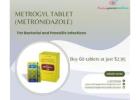 Buy Metrogyl Tablet (Metronidazole) for effective Infection relief | OnlineGenericMedicine